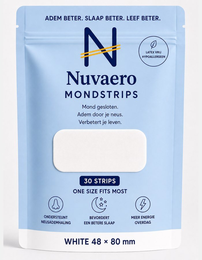 Nuvaero Mondstrips Ovaal — mondstrip 48 x 80 mm